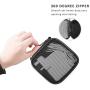 ProCase MacBook Power Adapter Bag Accessories Organizer, Portable Storage Carrying Bag for Apple MacBook MagSafe/MagSafe 2 Power Adapter, Magic Mouse, Earphones and USB Flash Disk –Black