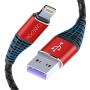 iPhone Charger Cable 1ft, CABEPOW 1 Foot Lightning Cable [2-Pack], Fast iPhone Charging Cord Compatible with iPhone 11/11 Pro /11 Pro Max/XS/XS Max/XR/X/8/8 Plus/7/6(Not Apple MFi Certified)-red