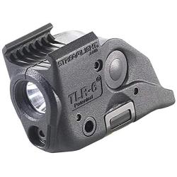 Streamlight 69293 TLR-6 Tactical Pistol Mount Flashlight 100 Lumen with Integrated Red Aiming Laser Designed Exclusively and Solely for M&P Railed Hand Guns, Black