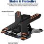 Besign Adjustable Laptop Stand, Ergonomic Riser Notebook Computer Holder Stand Compatible with Air, Pro, Dell XPS, HP, Lenovo More 10-15.6'' Laptops, Black