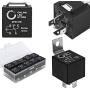 10 Pack Bosch Style 5-Pin 12V Relay Switch [SPDT] [30/40 Amp] 12 Volt Automotive Relays for Auto Fan Cars