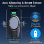 [2021 Upgraded] VANMASS 15W Wireless Car Charger Mount Auto Clamping, Thermostatic Fast Charging, Air Vent Holder Charger for iPhone 12 11 XR XS X 8, Samsung S21 S20 S10 S9 Note 20, Pixel 4XL 3XL,LG