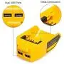 Battery Adapter (2-Pack) Compatible with Dewalt 12V/20V Lithium Ion Battery,Dual USB & DC Port Charger Power Source for Dewalt DCB090 DCB091