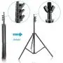 Neewer Photo Studio 8.5 X 10 feet/2.6 X 3 Meters Backdrop Stand Background Support System with 6 X 9 feet/1.8 X 2.8 Meters Fabric Backdrop (White, Black, Green) for Portrait Product Video Shooting