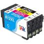 starink Remanufactured Ink Cartridge Replacement for Epson 812 XL 812XL T812 T812XL for Workforce Pro WF-7840 WF-7820 EC-C7000 Printer, (Black Cyan Magenta Yellow, 4 Packs)