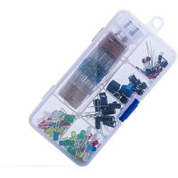 ELEGOO Electronics Component Basic Starter Kit w/Precision Potentiometer, Buzzer, Capacitor Compatible with Arduino UNO, MEGA2560, Raspberry Pi