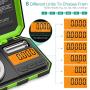 ORIA Digital Pocket Scale, Digital Milligram Pocket Scale 50g/ 0.001g, Jewelry Scale with Tweezers, Calibration Weights, 6 Units, Backlit Display, Auto Off, Tare, Stainless Steel (Battery Included)