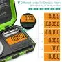 ORIA Digital Pocket Scale, Digital Milligram Pocket Scale 50g/ 0.001g, Jewelry Scale with Tweezers, Calibration Weights, 6 Units, Backlit Display, Auto Off, Tare, Stainless Steel (Battery Included)