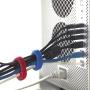 VELCRO Brand ONE-WRAP Bundling Strap – Reusable Fasteners for Keeping Cords and Cables Tidy - 5'' x 1/4'', 10 Ties, Blue