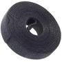 Saisn Reusable Fastening Tape Cable Ties 3/4 Inch Double Side Hook Roll (5 Yard, Black Upgraded Version)