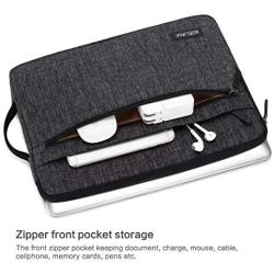 KIZUNA Laptop Sleeve 11 Inch Water-Resistant Computer Case Hand Bag for 12.9'' iPad Pro 2020/12.4'' Surface Laptop Go/12.3'' Surface Pro 7/13'' Surface Pro X/13.4'' DELL XPS 13/MateBook 13/Samsung,Grey