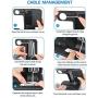 WAITIEE Wireless Charger, 3 in 1 Qi-Certified 15W Fast Charging Station for Apple iWatch Series SE/6/5/4/3/2/1,AirPods, Compatible for iPhone 12/11 Series/XS MAX/XR/XS/X/8/8 Plus/Samsung (Black)