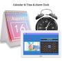 Atatat Digital Photo Frame with IPS Screen - 1280x800 Digital Picture Frame with 1080P Video, Music, Photo, Remote Control, Auto Rotate, Calendar, Time (7 Inch White)
