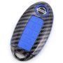 WFMJ Blue Carbon Fiber + Silicone Button Smart Remote 5 Buttons Key Fob Cover Case Shell Fob for Nissan Altima Maxima Armada Murano Rogue Sedan Pathfinder WFMJ Blue Carbon Fiber + Silicone Button Smart Remote 5 Buttons Key Fob Cover Case Shell Fob for Nissan Altima Maxima Armada Murano Rogue Sedan Pathfinder