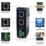 Elenzk Industrial Gigabit PoE++ Injector Hardened IEEE802.3at/bt 95W PoE Adapter with 48-57VDC Input DIN-Rail and Wall Mount
