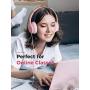 Kids Headphones, Mpow CHE2 Wired Headphones for Kids Teens, Children Headphones with Volume Limit, Foldable Adjustable On Ear Headphones for School, Travel, Compatible with Cellphones, Tablets, PC