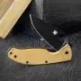 Flytanium Carbon Fiber Scales for Tenacious Knife