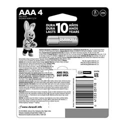 Duracell Rechargeable StayCharged AAA Batteries, 4 Count ( Packaging May Vary)