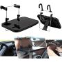 CPROSP Multi-Function Car Computer Desk Foldable Portable Car Lunch Desk Car Steering Wheel Seat Car Laptop Foldacle Desk Car Food Drink Table Cup Holder