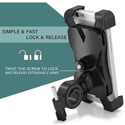 ARTIX Bicycle Mount Phone Holder for Bike, Cradle Stand Features 360 Rotation Capability and Universal Clamp for iPhone/Android/Samsung/Nexus