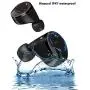 Wireless Earbuds, BLZK Latest Bluetooth 5.0 True Wireless Bluetooth Earbuds, with bass 3D Stereo Sound Wireless Headphones, Built-in Microphone LED Digital Shows Charging Charge (Black)