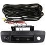 Omotor for Dodge Ram 1500 2009 2010 2011 2012 2014 2015 2016 2017 Black Tailgate Backup Reverse Handle with Camera
