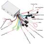 Brushless Controller Set, 24V/36V 250W/350W Brushless Motor and Controller Throttle Grip Set for Electric Scooter Bike Motor