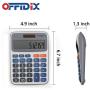 OFFIDIX Desk Calculators Office Desktop Calculator,Solar and Battery Dual Power Electronic Calculator Portable 12 Digit Large LCD Display Calculator Handheld Calculator (Dark Blue)