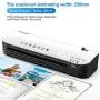 Laminator, Toyuugo A4 Laminator Machine, 4 in 1 Thermal Laminator for Home Office School Use, 9 inches Max Width, Quick Warm-Up, Paper Trimmer, Corner Rounder (15 Laminating Pouches)