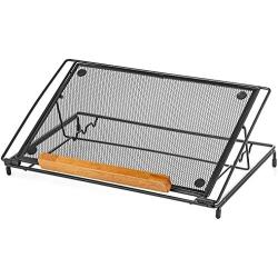 Halter Mesh Ventilated Adjustable Laptop Stand, 9'' X 14'', Black, 4 Pack