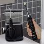 Waterpik CC-01 Complete Care 9.0 Sonic Electric Toothbrush + Water Flosser, Black, Medium