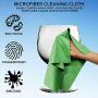Extra Large 14'' X 15'' Lint Free Microfiber Cleaning Cloth Wipes for Camera Lens and All Electronic Device Screens.