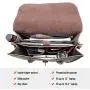 Polare Mens Full Grain Leather 16 Briefcase Shoulder Messenger Bag Fit 15.6 Laptop Polare Mens Full Grain Leather 16 Briefcase Shoulder Messenger Bag Fit 15.6 Laptop