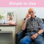 Corded Phone - Phones for Seniors - Phone for Hearing impaired - Ladies Pink - Retro Novelty Telephone + an Improved Version of The Princess Phones in 1965 - Style Big Button - iSoHo Phones