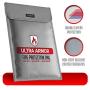 Fireproof Document Bag by EcoGear FX - Durable Non-Itchy Silicone Coated Fire Resistant Money Bag - Perfect Fireproof Safe Storage Bag for Money, Documents, Jewelry and Passport (Large (15in x 11in))