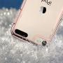 ULAK iPod Touch 6 Case, iPod Touch 7 Case, Clear Slim Hybrid Clear Bumper TPU/Scratch Resistant Hard PC Back/Corner Shock Absorption Case for Apple iPod Touch 5th/6th/7th Generation (Rose Gold)