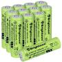 NiMH Rechargeable AA Battery High Capacity 1.2v Pre Charged Double A Battery for Solar Lights, Battery String Lights, TV Remotes, Wireless Mouses, Radio, Flashlight (AA-1300mAh-12pack)