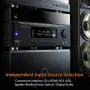 5.2-Channel Hi-Fi Bluetooth Stereo Amplifier - 1000 Watt AV Home Speaker Subwoofer Sound Receiver W/ Radio, USB, RCA, HDMI, Mic In, Wireless Streaming, Supports 4K UHD TV, 3D, Blu-Ray - Pyle PT694BT