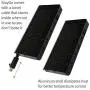Twelve South StayGo | USB-C Hub for Type C MacBooks, Laptops and iPad Pro with included 1 meter desktop cable + stowable travel cable for Home, Office & Travel