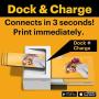 Kodak Dock Plus Portable Instant Photo Printer, Compatible with iOS, Android and Bluetooth Devices Full Color Real Photo (4”x6”), 4Pass & Lamination Process, Premium Quality - Convenient and Practical