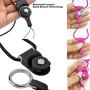 3Pcs Detachable Cell Phone Neck Lanyard Strap - Ideal for Cellphone,ID Card Badge,Camera,iPod,Mp3,PSP,USB Flash Drive and Any Other Electronic Devices with a Lanyard Hole-White+pink