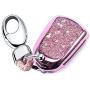 YIJINSHENG TPU Soft Plating Smart Key Fob Remote Cover Case Protector Keyless Jacket for Cadillac CT6 XT5 CTS XTS SRX ATS GTS ATSL HYQ2AB HYQ2EB Car Key Chain (Pink) YIJINSHENG TPU Soft Plating Smart Key Fob Remote Cover Case Protector Keyless Jacket for Cadillac CT6 XT5 CTS XTS SRX ATS GTS ATSL HYQ2AB HYQ2EB Car Key Chain (Pink)
