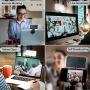 Video Conference Lighting Kit - Jelly Comb Bicolor LED Light for Video Conference, Photography, Remote Working, Zoom Call, Self Broadcasting and Live Streaming