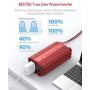 BESTEK 500W Pure Sine Wave Power Inverter DC 12V to AC 110V Car Plug Inverter Adapter Power Converter with 4.2A Dual USB Charging Ports and 2 AC Outlets Car Charger, ETL Listed