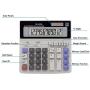 Calculator, Basic Desktop Calculator, Solar Battery Dual Power with 12-Digit Large LCD Display and Large Computer Keys Office Calculator by Ebristar (Battery Included)