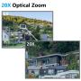 SUNBA 3MP Starlight PoE+ Outdoor PTZ Camera, 20x Optical Zoom @H.265, 24x7 Automatic PTZ Tour, Long Range Infrared Night Vision up to 800ft (601-D20X V2)