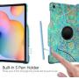 Fintie Rotating Case for Samsung Galaxy Tab S6 Lite 10.4 2020 Model SM-P610 (Wi-Fi) SM-P615 (LTE), [Built-in S Pen Holder] 360 Degree Swivel Stand Cover Auto Sleep/Wake, Shades of Blue