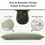 Mouse Wrist Rest Support Pad - Ergonomic Mouse Pad with Wrist Support for Computer, Laptop, Office Work, PC Gaming, Massage Ergobeads & Cotton Fabric, Army Green