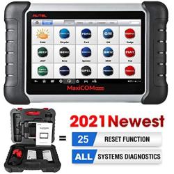 Autel MK808 Diagnostic Scan Tool with All System Diagnosis and 25 Services, IMMO, Oil Reset, EPB, BMS, SAS, DPF, ABS Bleed, Combination of MaxiCheck Pro and MD802