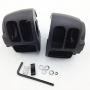 HTTMT MT265-001-BK Black Switch Housing Cover Compatible with 1996-2012 Harley Sportster 1996-2012 Harley Dyna 1996-2010 Harley Softail 2002-2012 Harley V-Rod